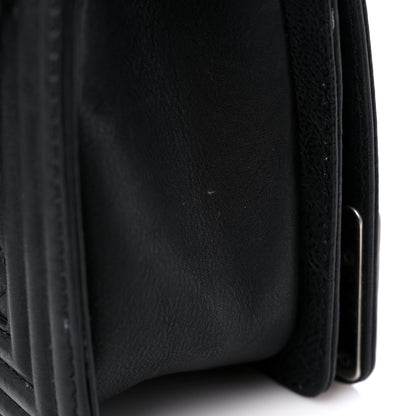 Chanel Calfskin Quilted Metal Embellished Paris Dallas Medium Boy Flap Black 13 of 15