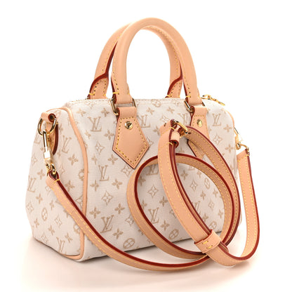 Louis Vuitton Jacquard Speedy Bandouliere 20 Mastic Cream 3 of 9