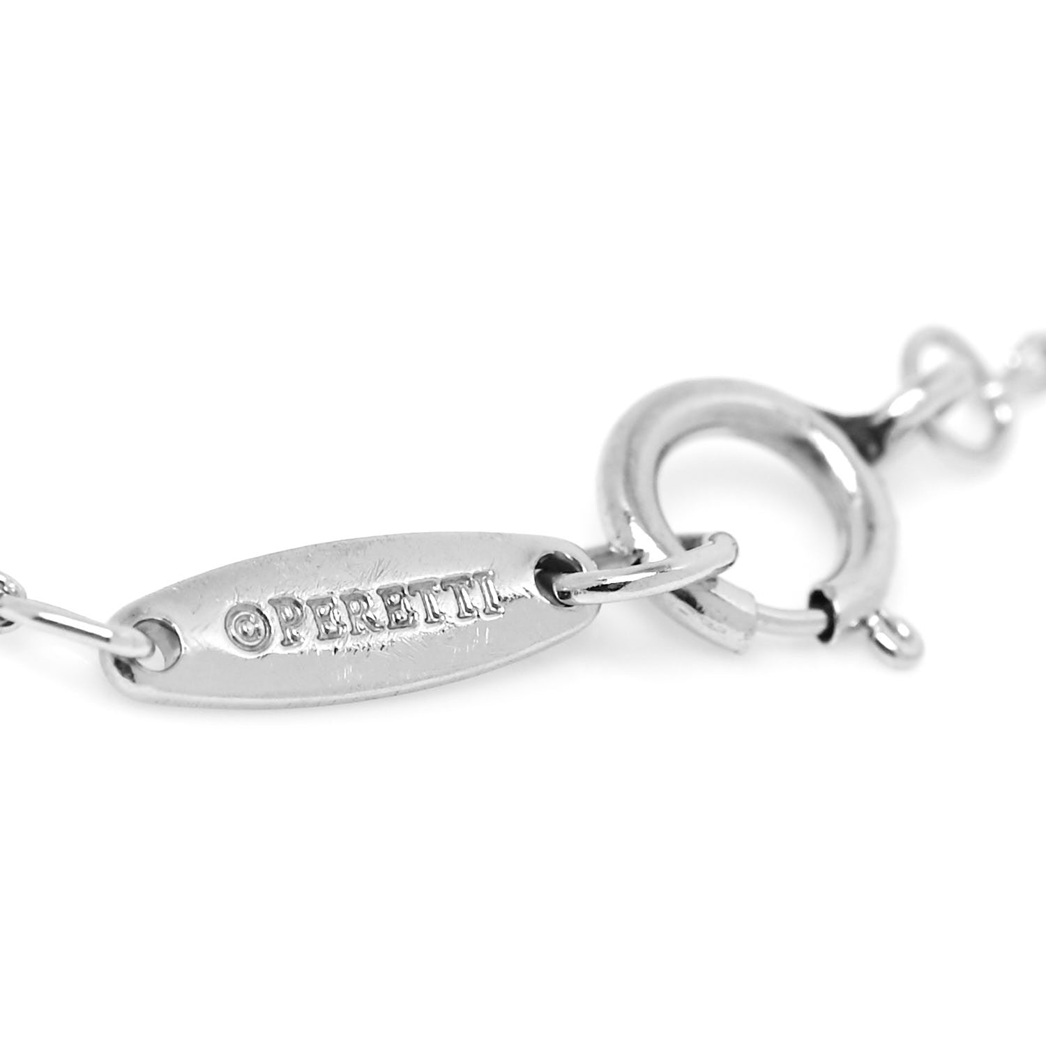 Tiffany Platinum Diamond .08ct Elsa Peretti Diamonds by the Yard Bracelet 5 of 6