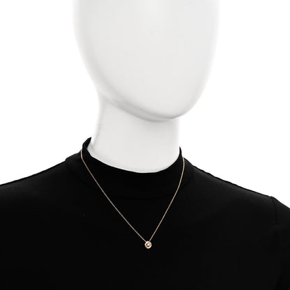 David Yurman 18K Yellow Gold Diamond 8mm Petite Infinity Pendant Necklace 2 of 5