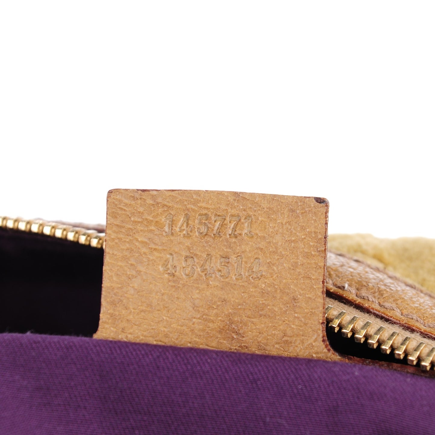 Velour Glam Tote Brown