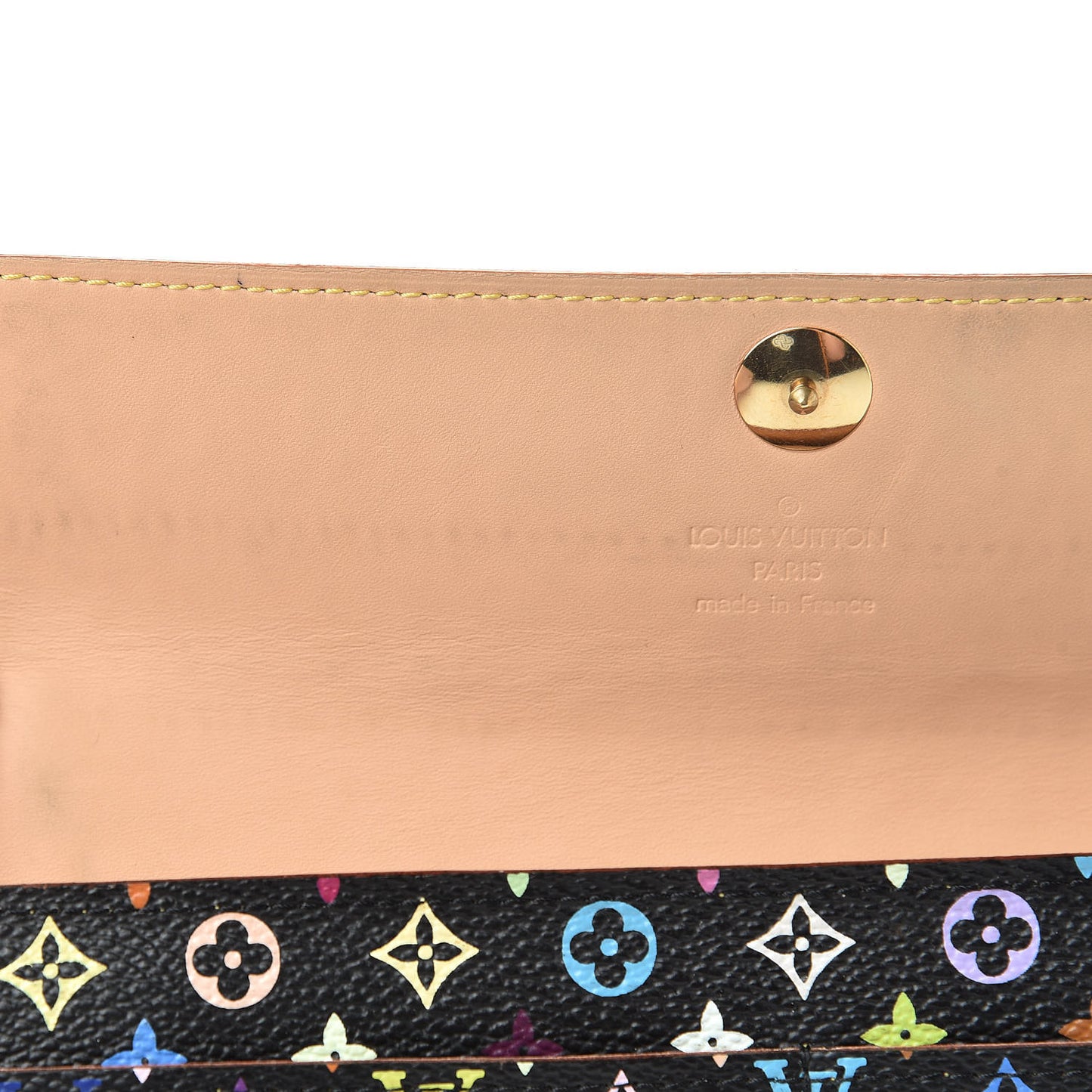 Monogram Multicolor Sarah Wallet Black