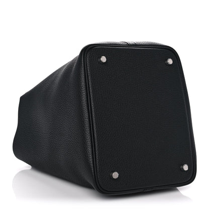Hermes Taurillon Clemence Picotin Lock 22 MM Black 4 of 13