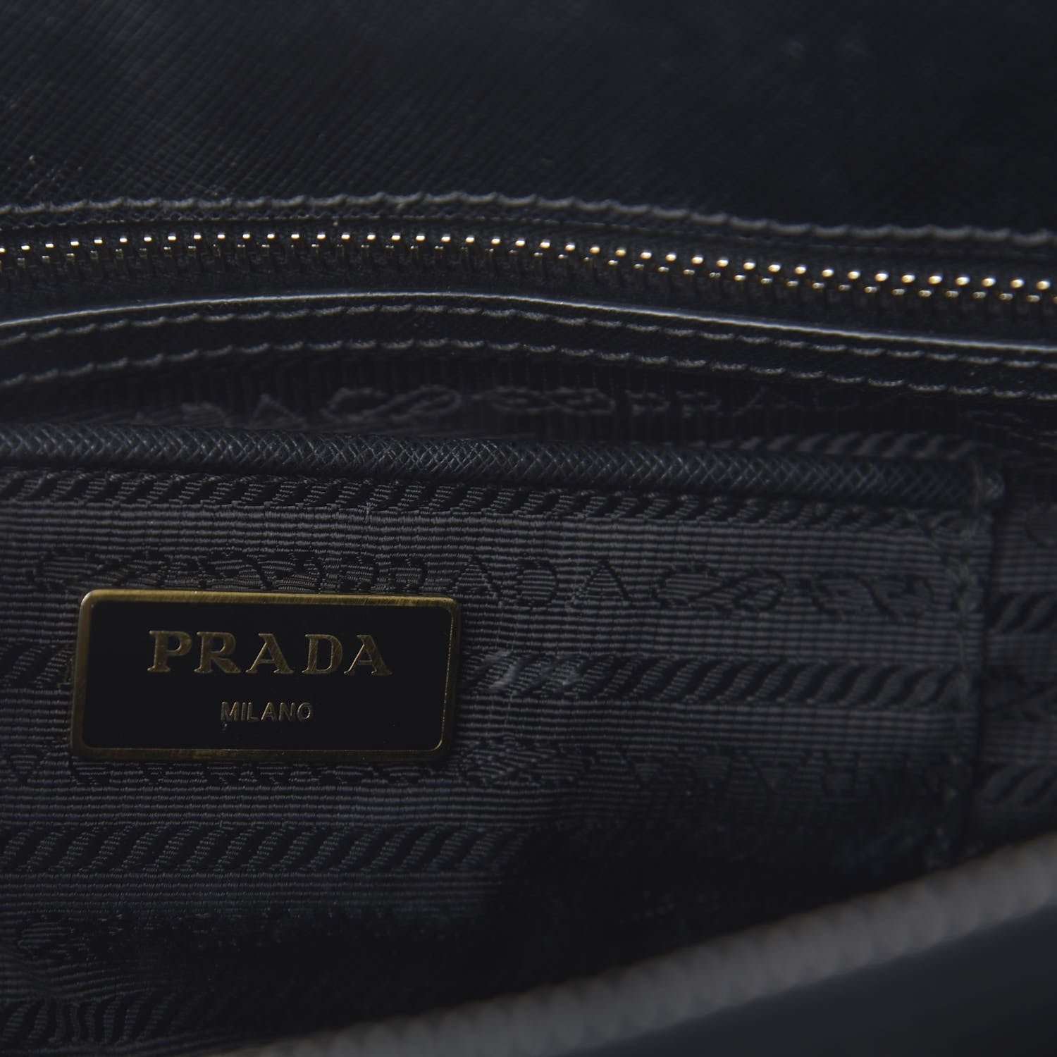 Prada Saffiano Large Galleria Double Zip Tote Black 6 of 14