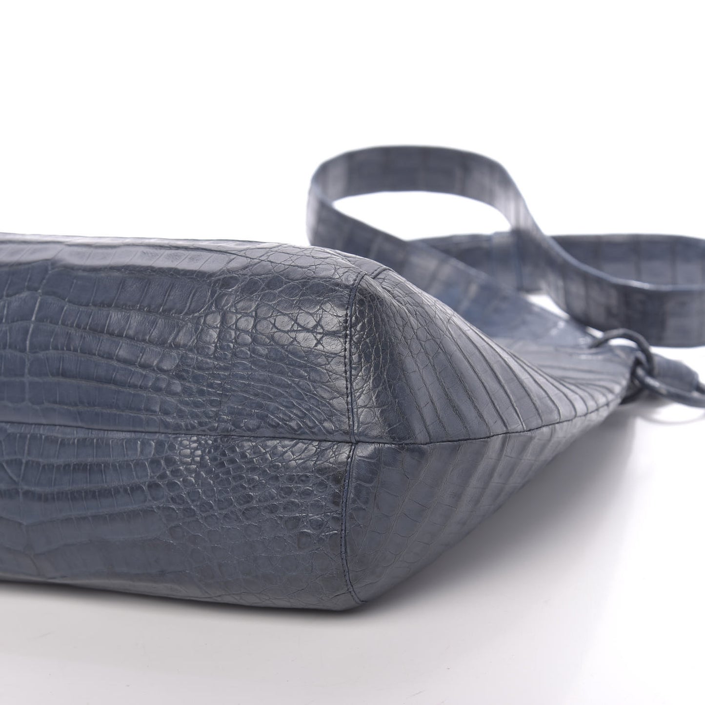 Crocodile Crossbody Bag Dark Blue