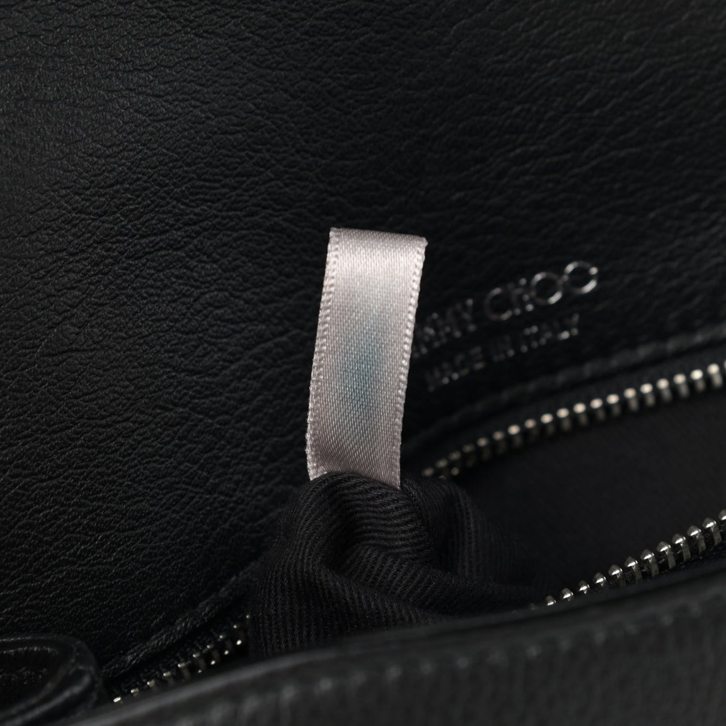 Calfskin Crystal Small Cheri Top Handle Bag Black