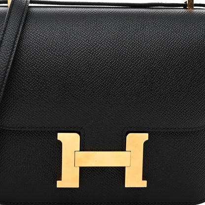 Hermes Epsom Constance 18 Black 8 of 11