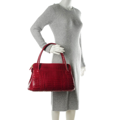 Nancy Gonzalez Crocodile Large Linda Tote Tote Red 2 of 8