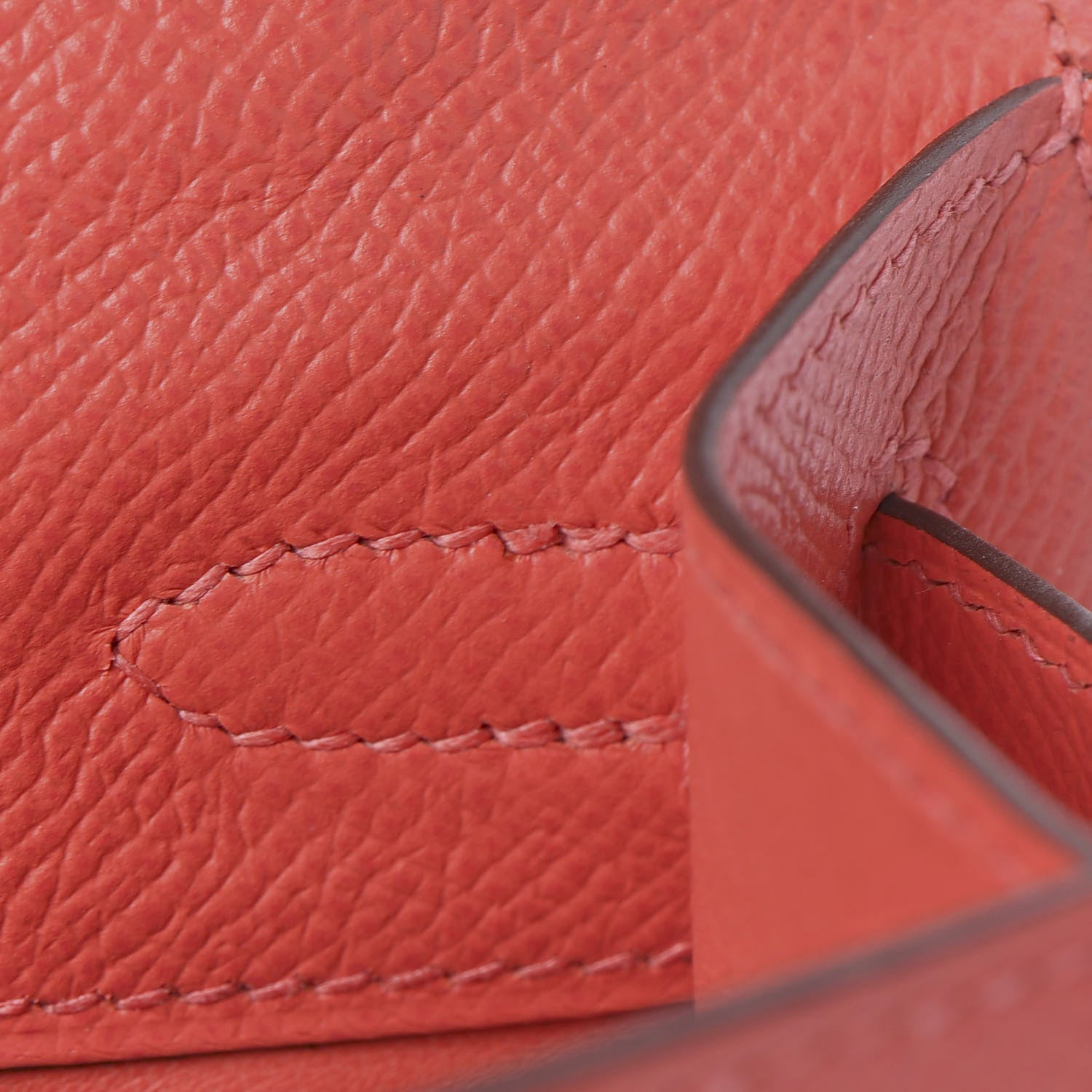 Hermes Epsom Kelly Pochette Clutch Rose Jaipur 20 of 29