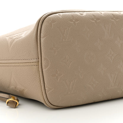 Louis Vuitton Empreinte Monogram Giant Neverfull MM Tourterelle 9 of 14