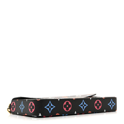 Louis Vuitton Game On Felicie Chain Wallet Black 5 of 11