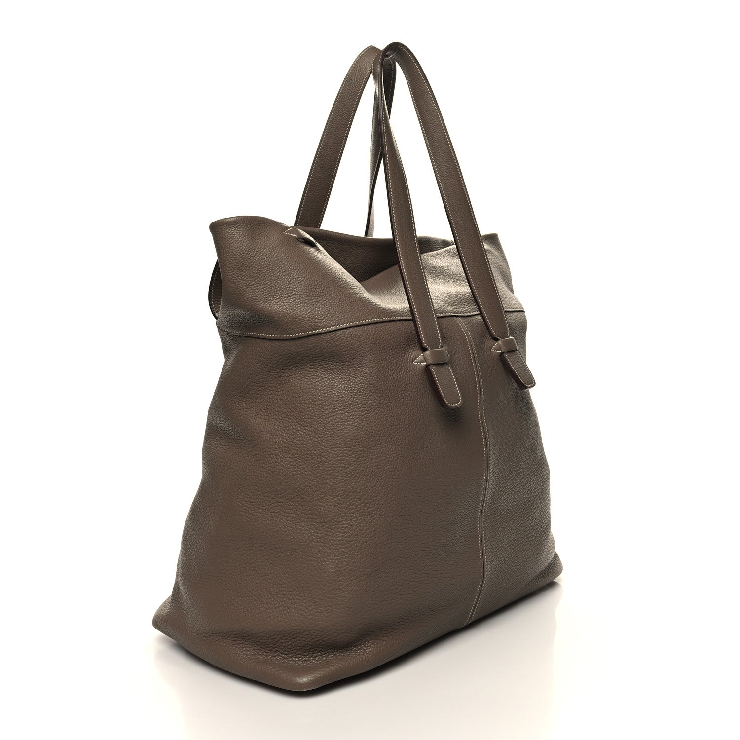 Hermes Taurillon Clemence Thar Travel 45 Etoupe 2 of 11