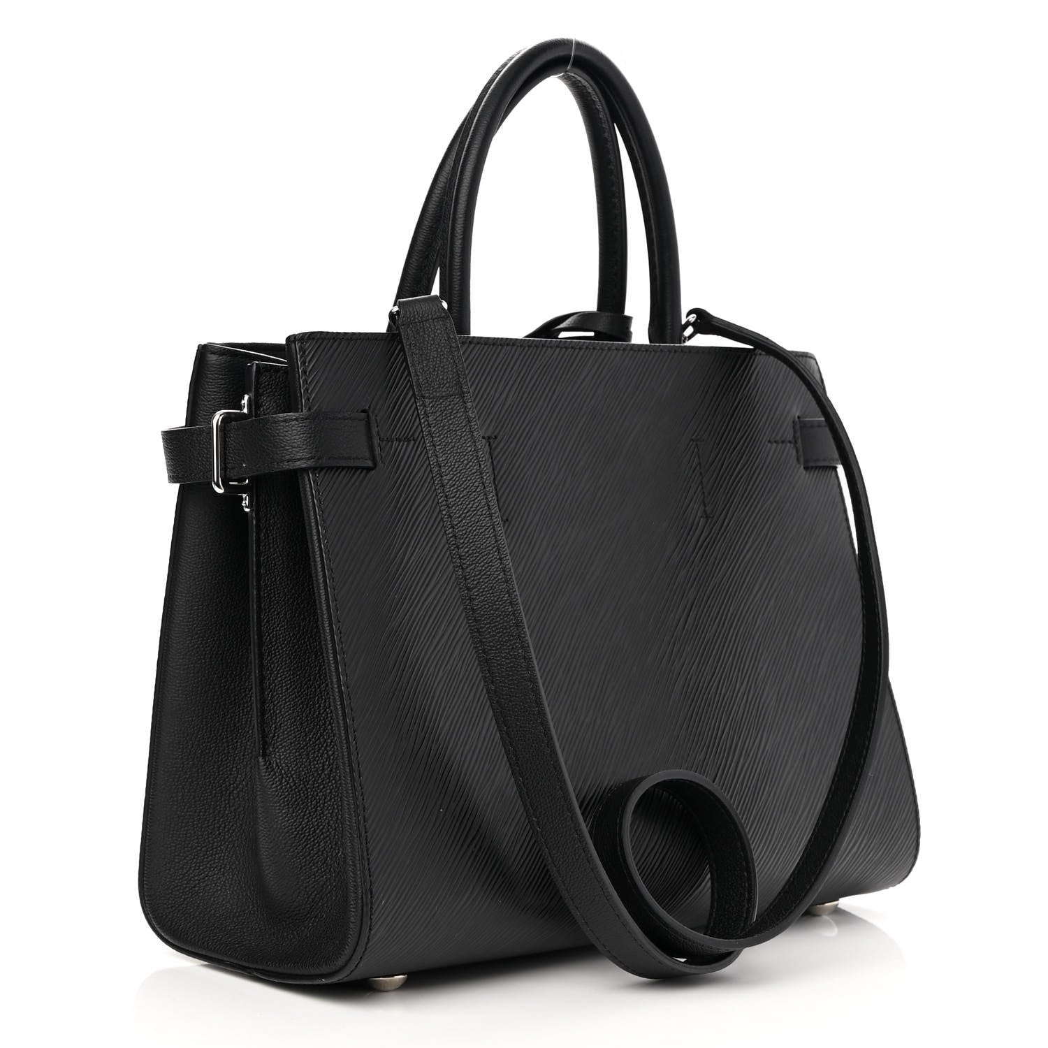 Louis Vuitton Epi Twist Tote Black 3 of 12