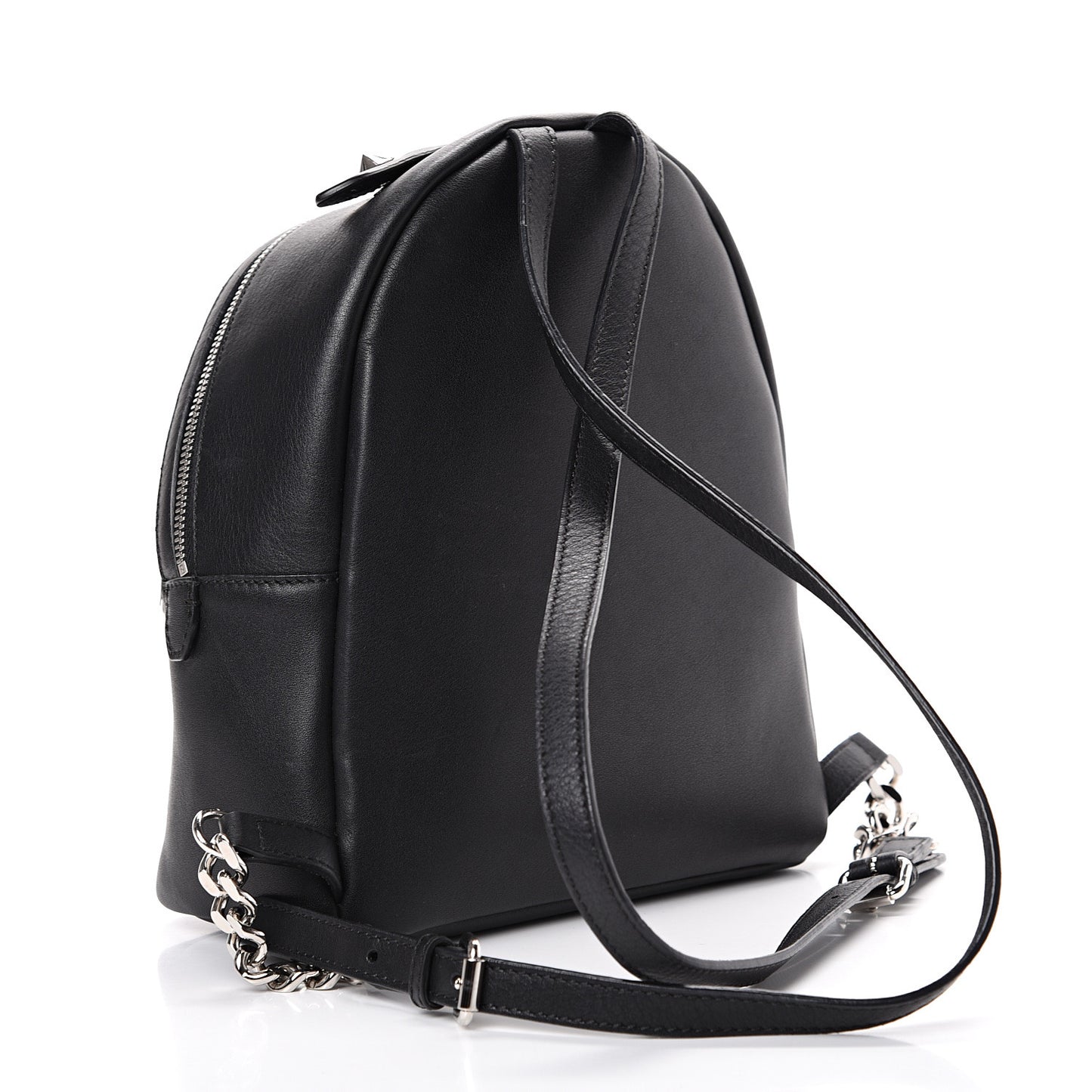 Vitello Dolce Studded Mini Backpack Black Multicolor