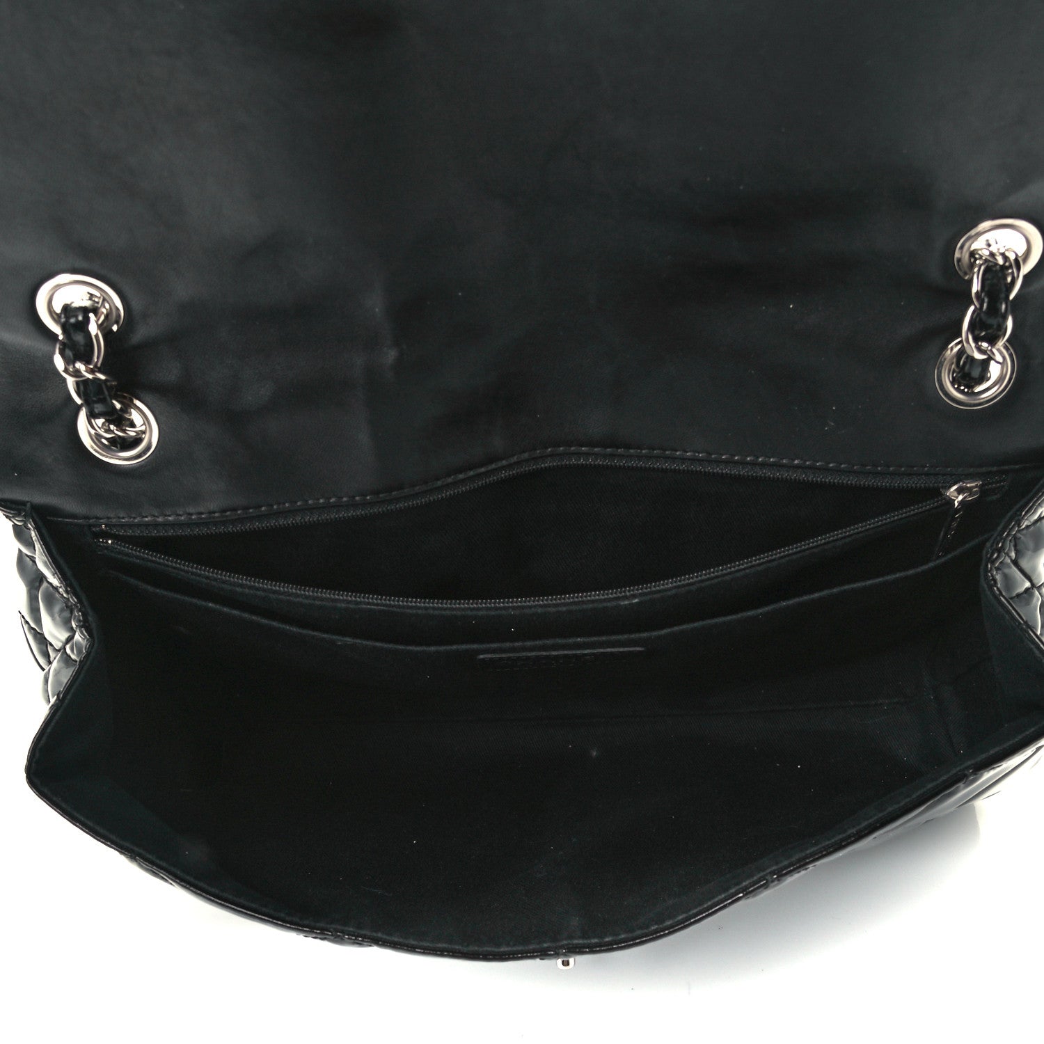Chanel Vinyl Quilted In the Business Flap Bag Black 5 of 14