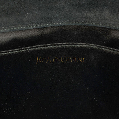 Saint Laurent Patent Monogram Large Belle De Jour Clutch Black 6 of 7