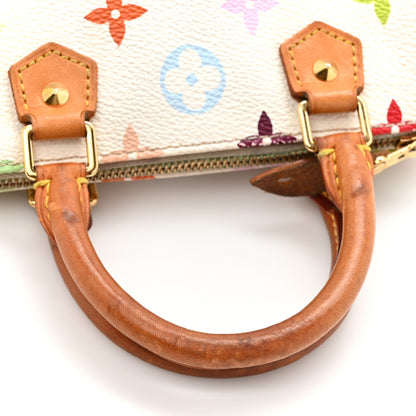 Louis Vuitton Monogram Multicolor Mini Sac HL Speedy White 18 of 19