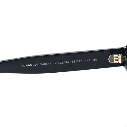 Chanel Acetate Square Sunglasses 5408-A Black 4 of 7