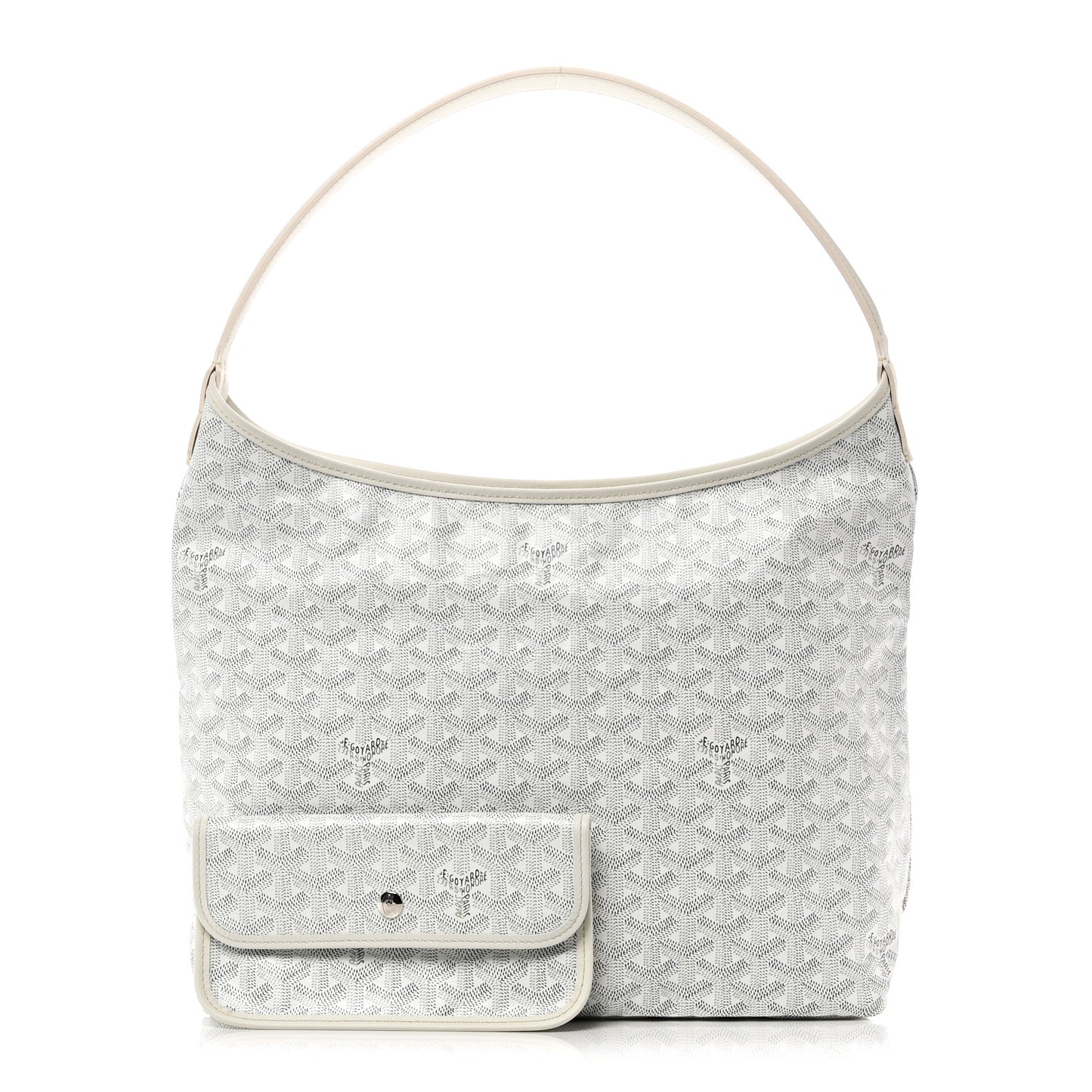 Goyardine Boheme Hobo White