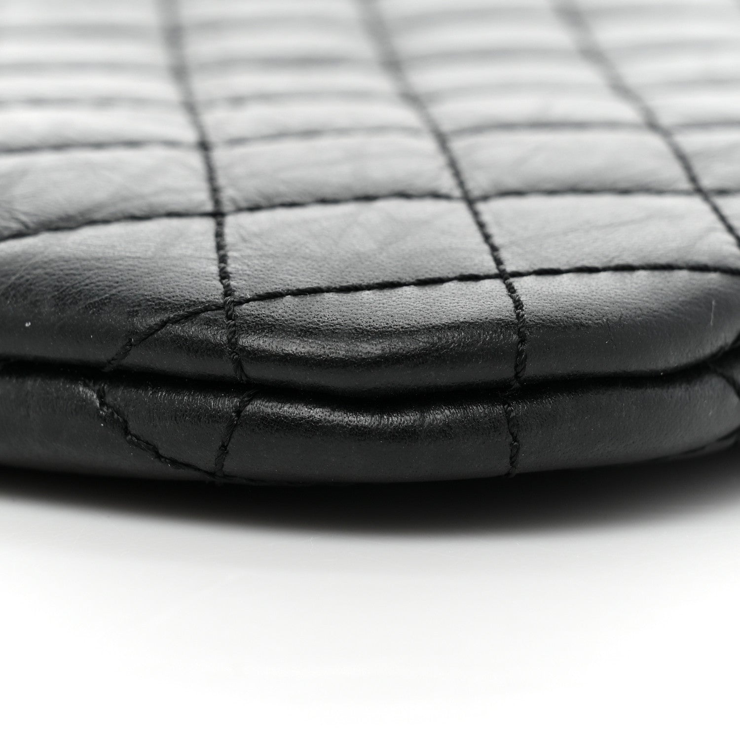 Chanel Aged Calfskin Quilted Crossbody Bag Black 9 of 12