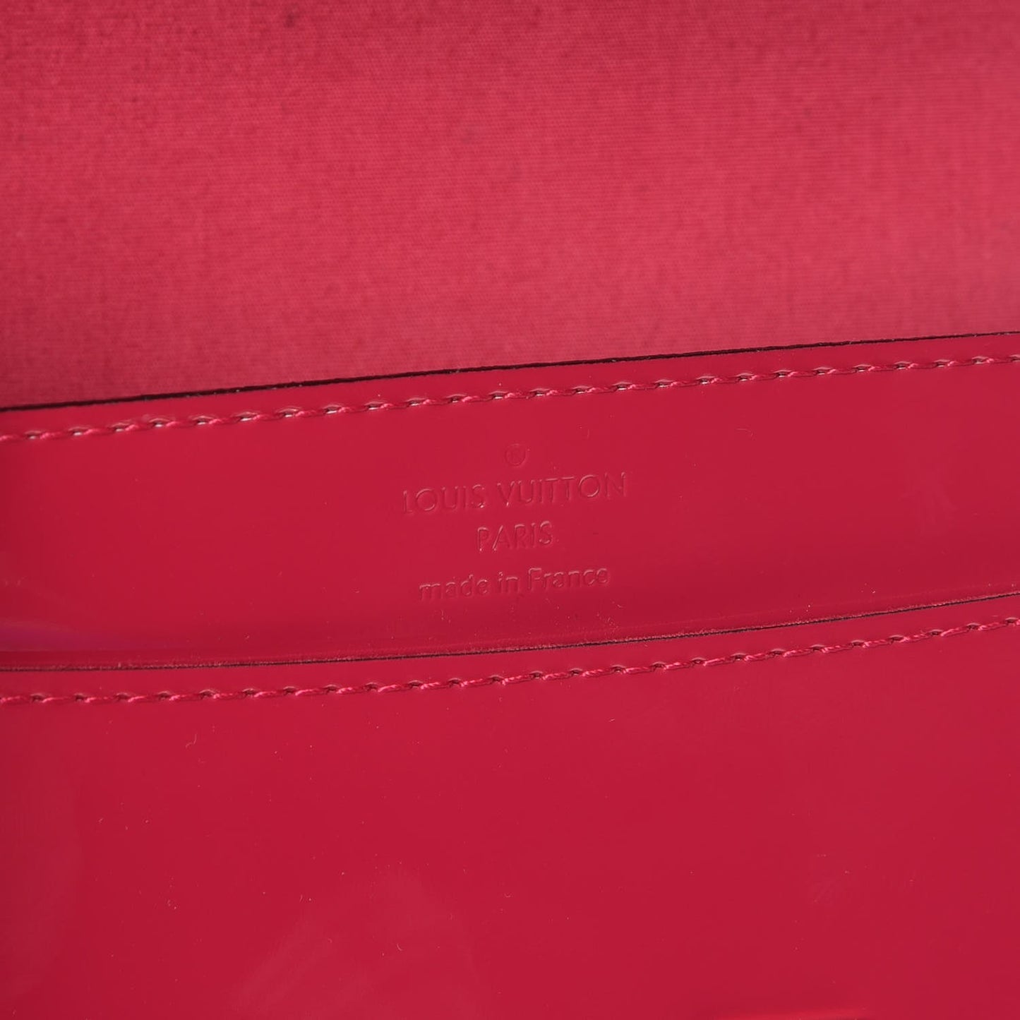 Patent Louise Clutch Rose Indien