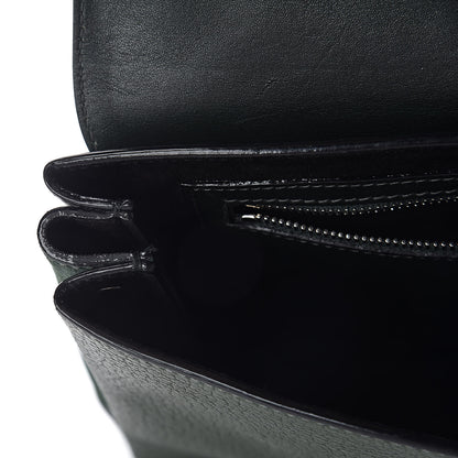 Proenza Schouler Ciclone Pebbled Calfskin Suede PS Elliot Clutch Dark Military 11 of 13