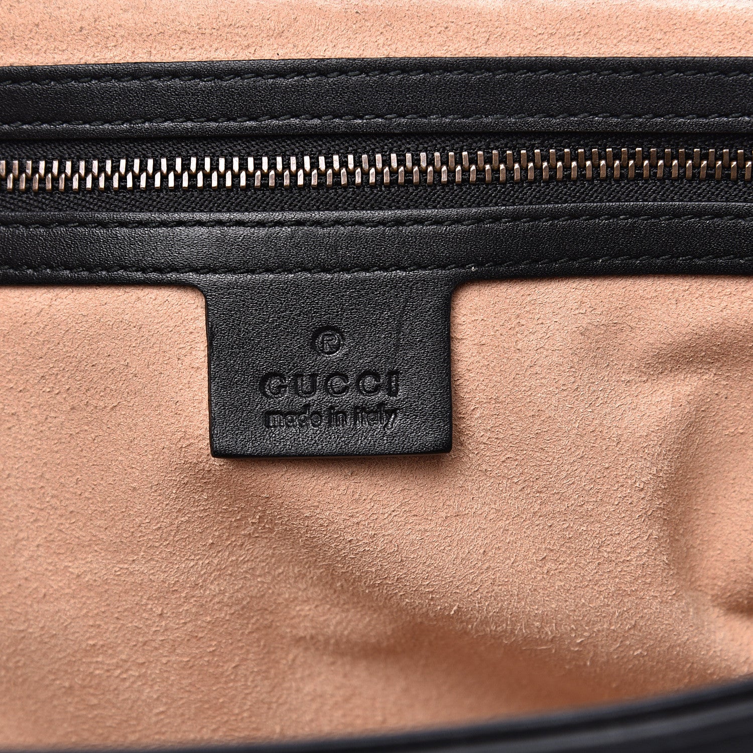 Gucci Calfskin Matelasse Maxi GG Marmont Top Handle Shoulder Bag Black 5 of 17