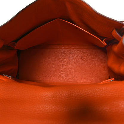 Hermes Taurillon Clemence Kelly Retourne 32 Orange 5 of 14