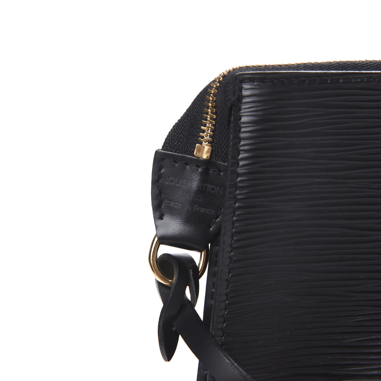 Louis Vuitton Epi Pochette Accessories 24 Black 6 of 8