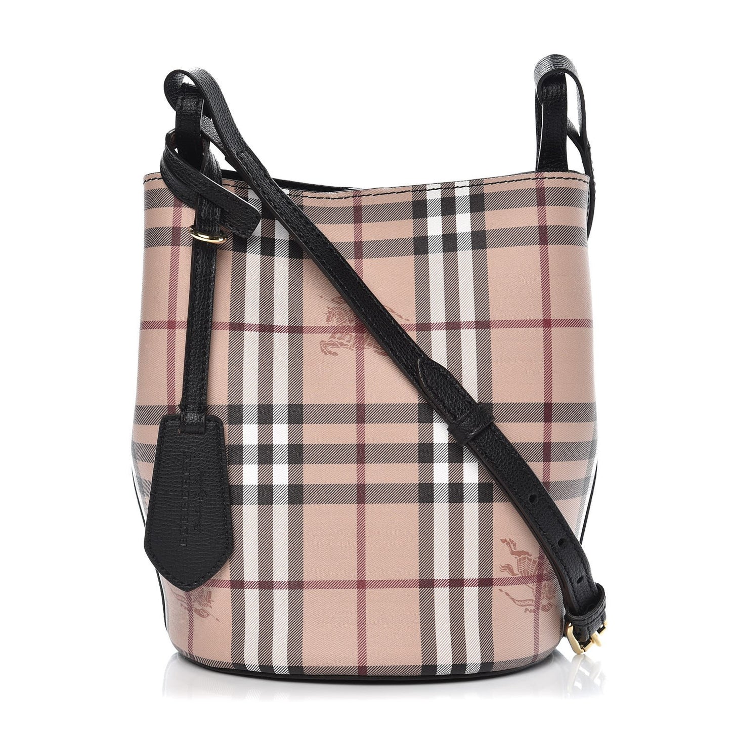 Haymarket Check Colours Small Lorne Bucket Crossbody Black