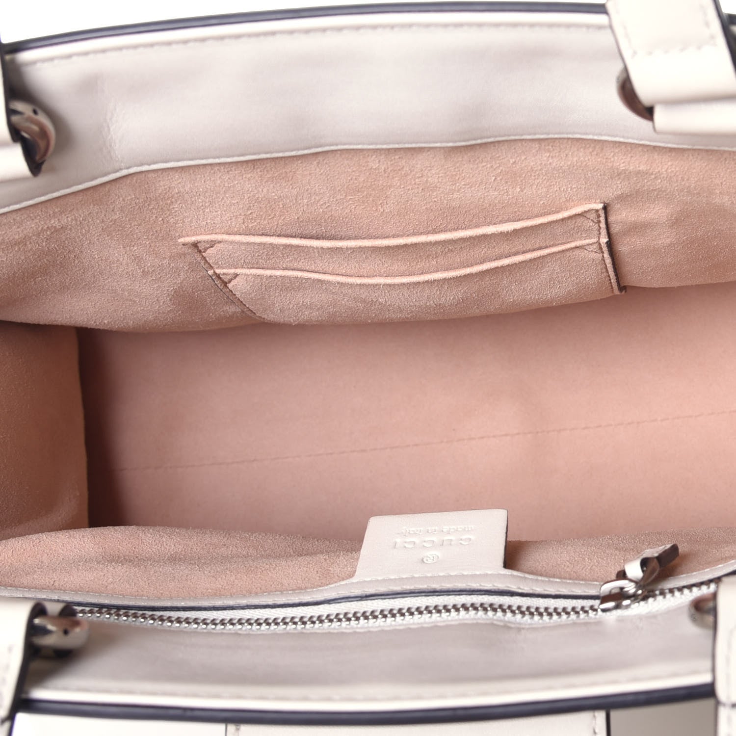 Gucci Calfskin Web Stripe Medium Dionysus Tote Bag White 6 of 10