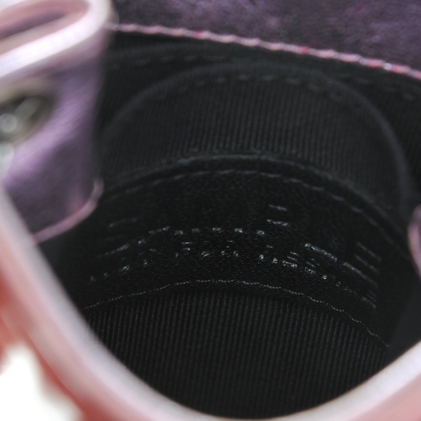Patent Crossbody CC Phone Holder Pink