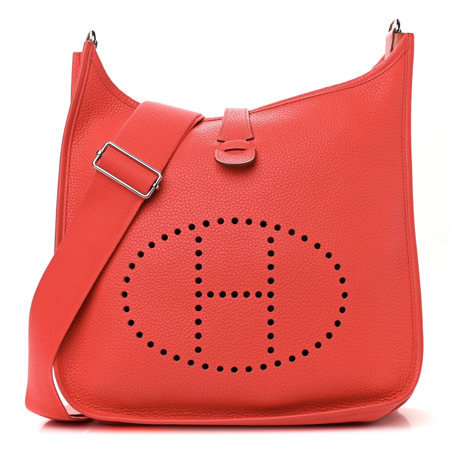 Hermes Taurillon Clemence Evelyne III GM Rose Jaipur 1 of 8