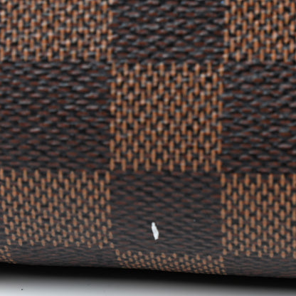 Louis Vuitton Damier Ebene Caissa Clutch Rose Ballerine 11 of 11