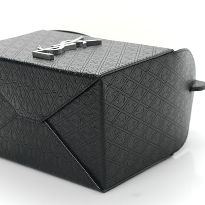 Saint Laurent Calfskin Monogram Take Away Box Black 8 of 8