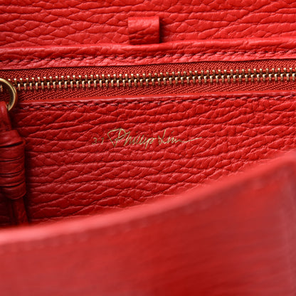 3.1 Phillip Lim 3.1 Textured Calfskin Mini Pashli Satchel Red 6 of 10