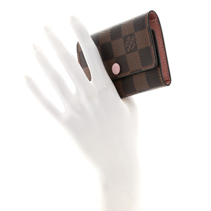 Louis Vuitton Damier Ebene Multicles 6 Key Holder Rose Ballerine 2 of 7