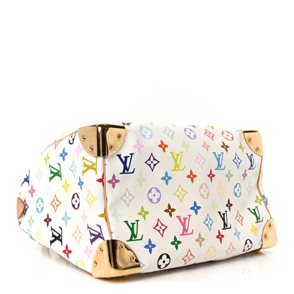 Louis Vuitton Monogram Multicolor Speedy 30 White 4 of 9