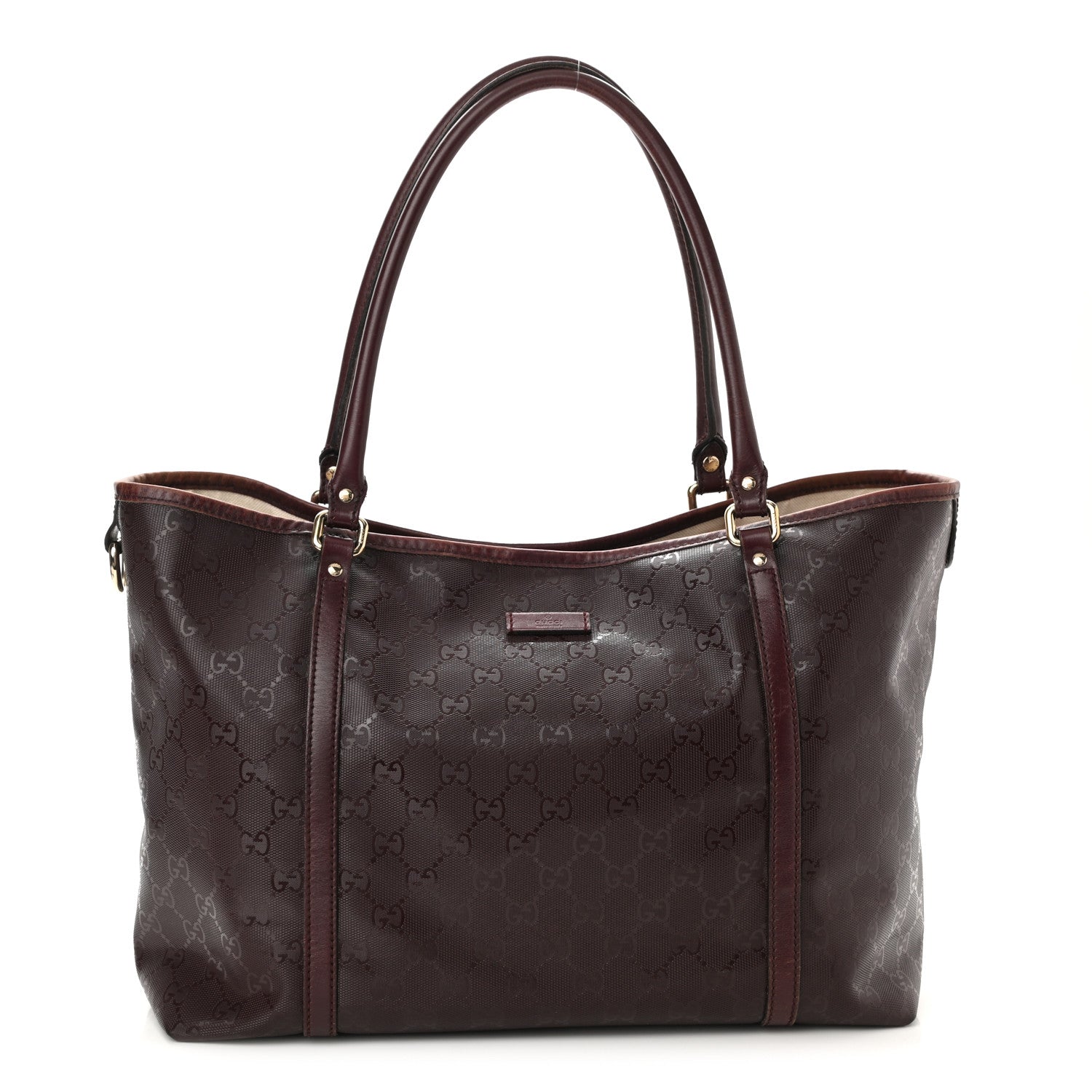 Gucci Imprime Monogram Medium Joy Tote Bag Bordeaux 1 of 14