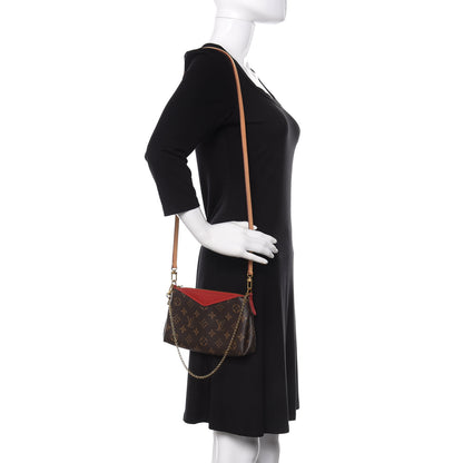 Louis Vuitton Monogram Pallas Clutch Cherry 2 of 10