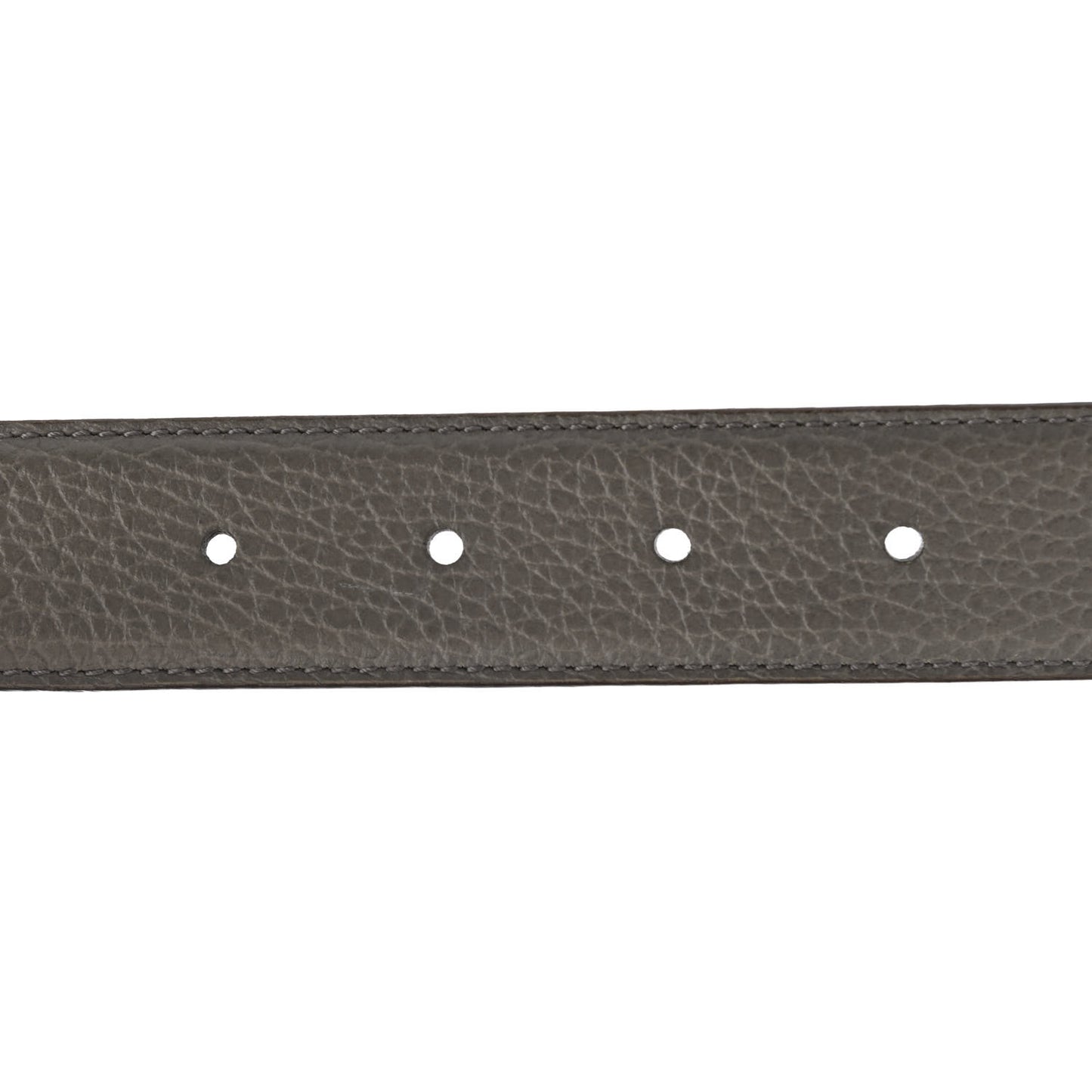 Calfskin Interlocking G Belt 120 48 Grey