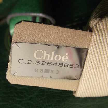 Chloe Leather Heloise Satchel Jewel Green 9 of 12