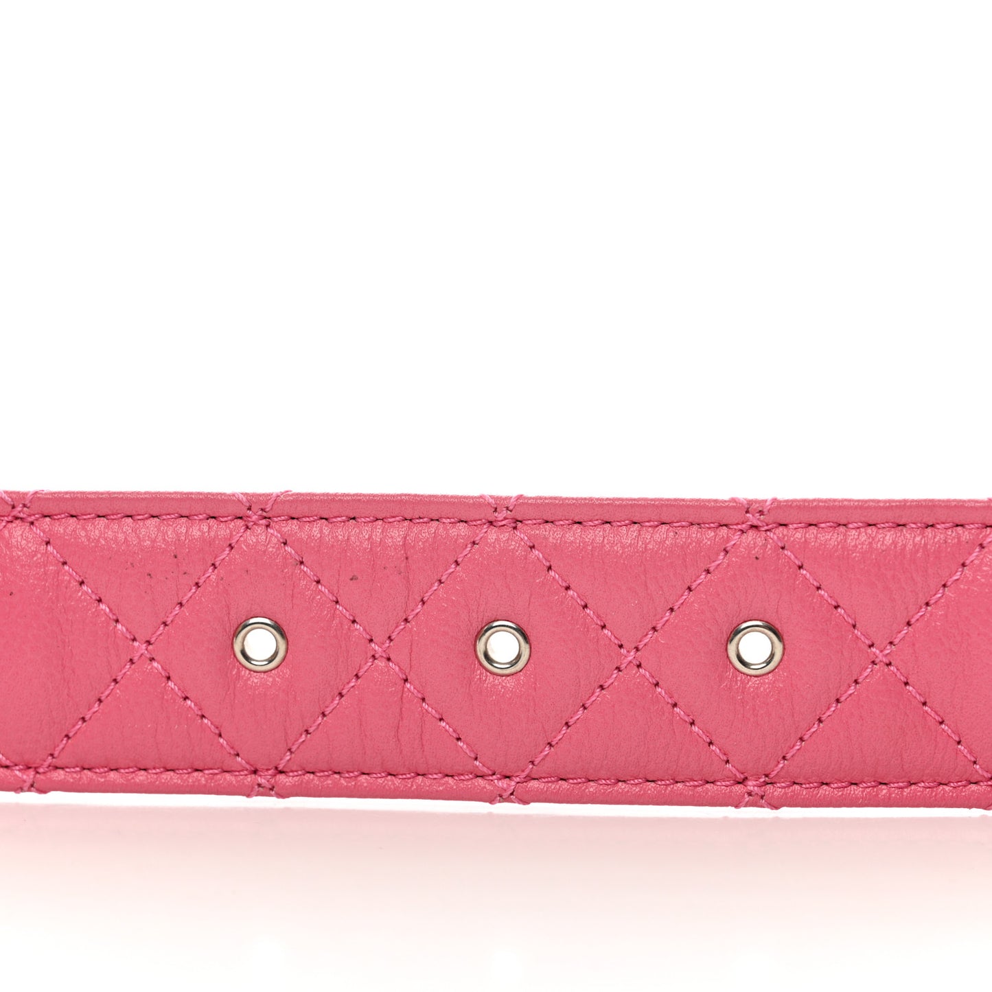 Caviar Quilted CC Chain Belt 75 30 Pink