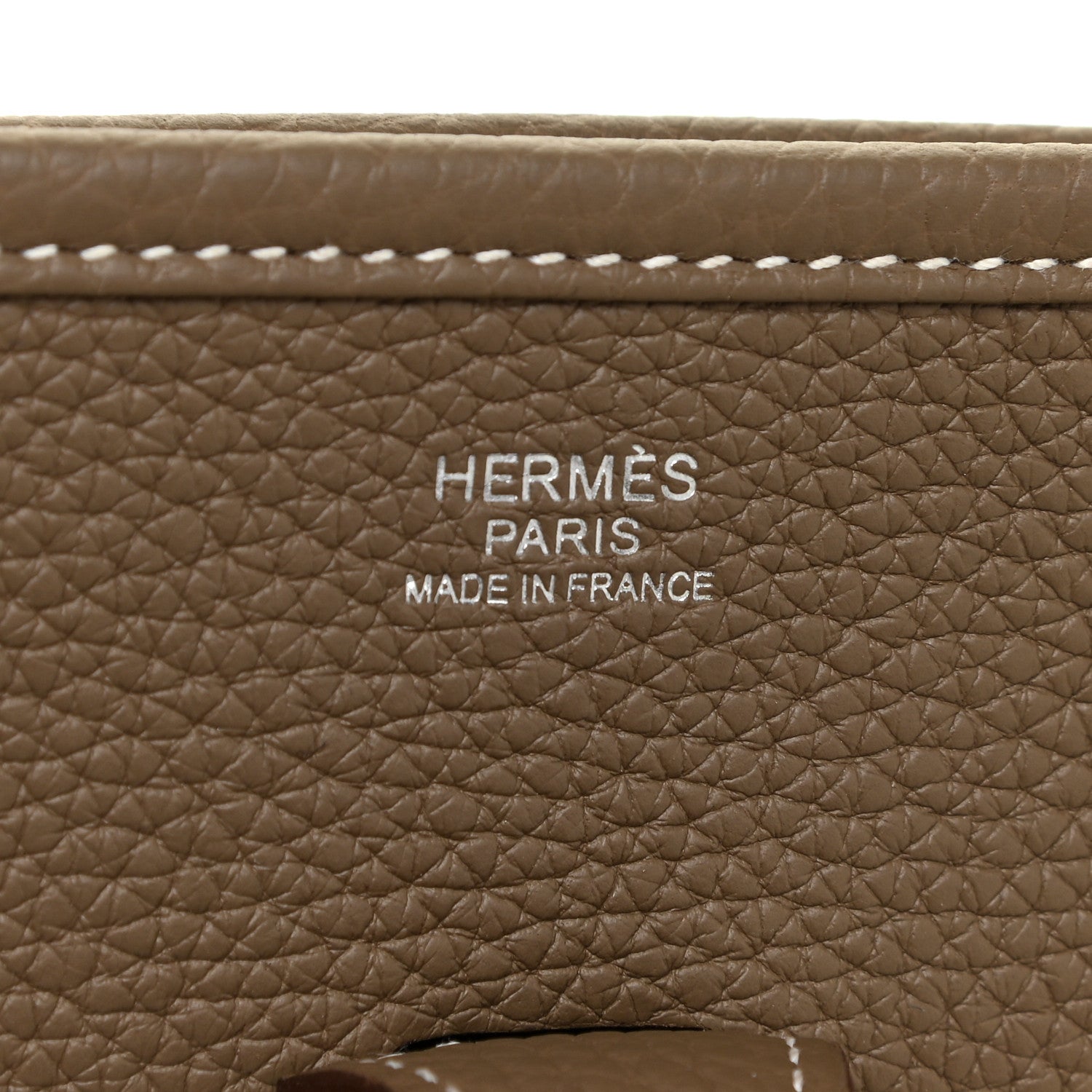 Hermes Taurillon Clemence Evelyne III PM Etoupe 5 of 9