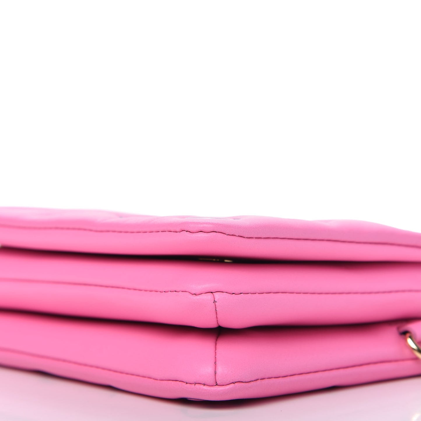 Lambskin Embossed Monogram Vuittamins Pochette Coussin Rose Violet
