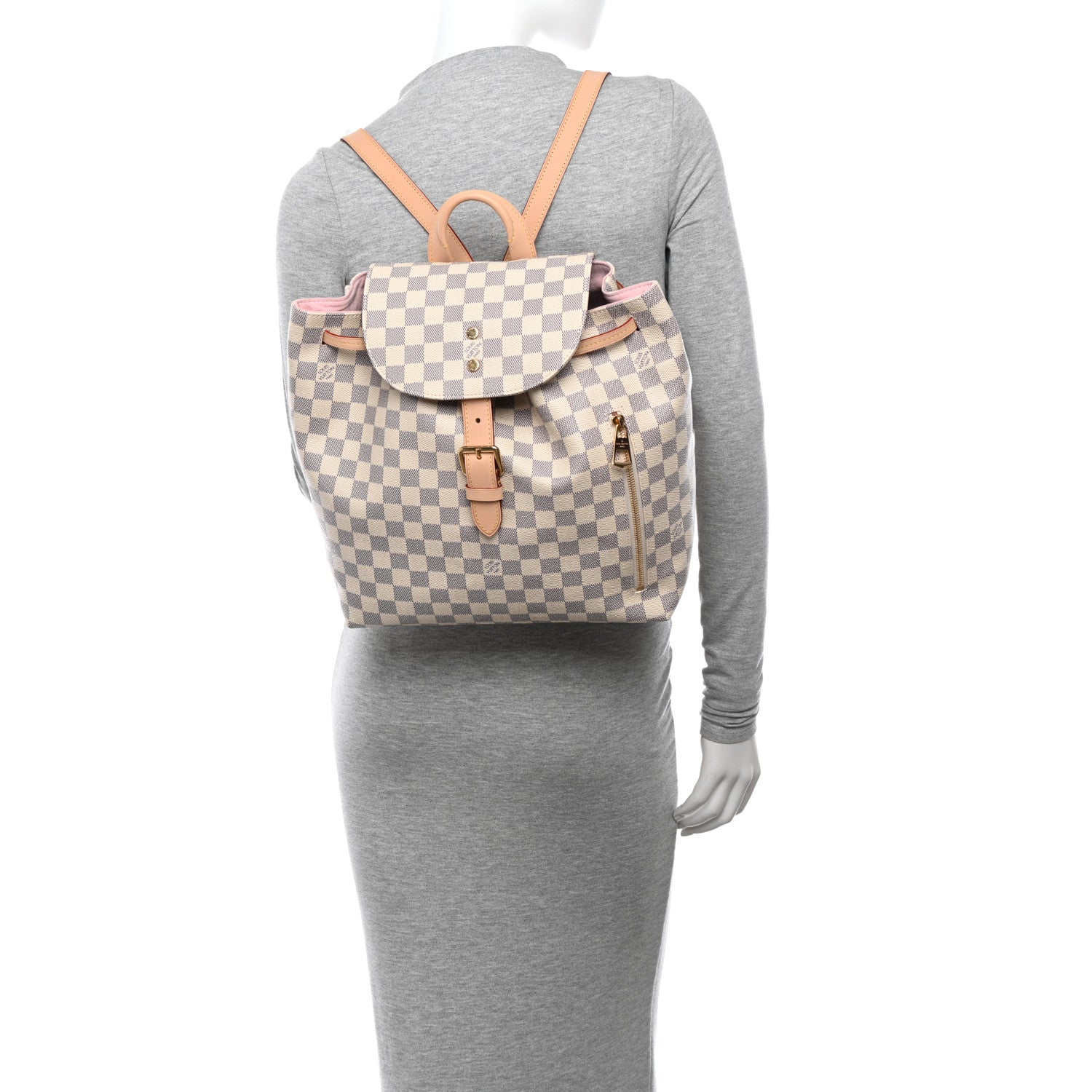 Louis Vuitton LOUIS VUITTON Damier Azur Sperone Backpack 2 of 11