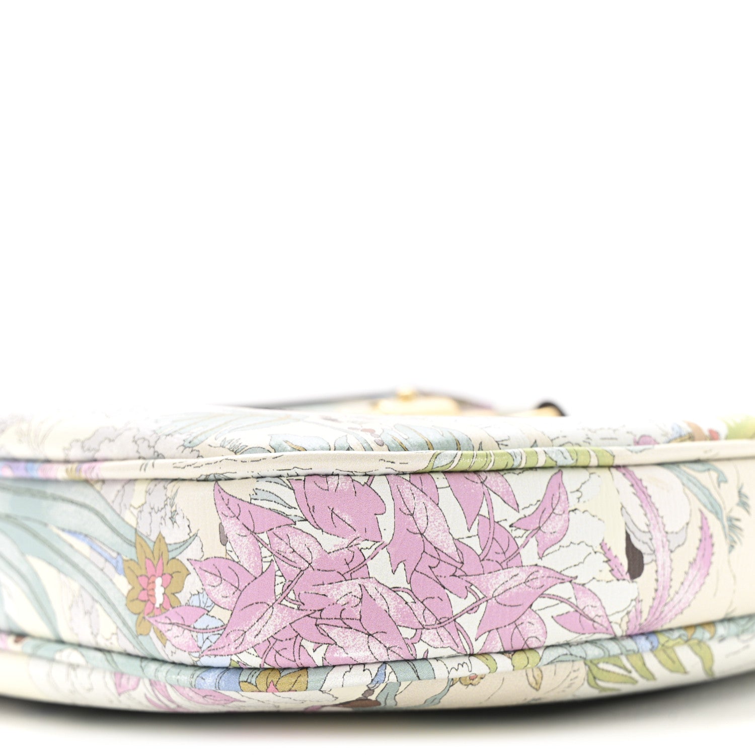 Gucci New Shangai Calfskin Tiger Savanah Small Jackie 1961 Hobo Chalky White Multicolor 10 of 12