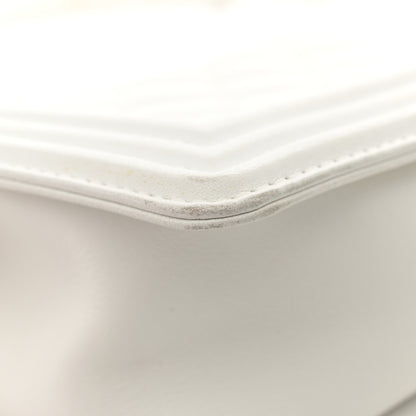 Chanel Lambskin Quilted Small Boy Flap White 11 of 21