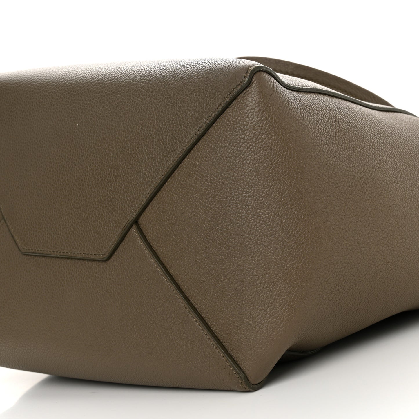 Soft Grained Calfskin Small Belt Cabas Phantom  Taupe