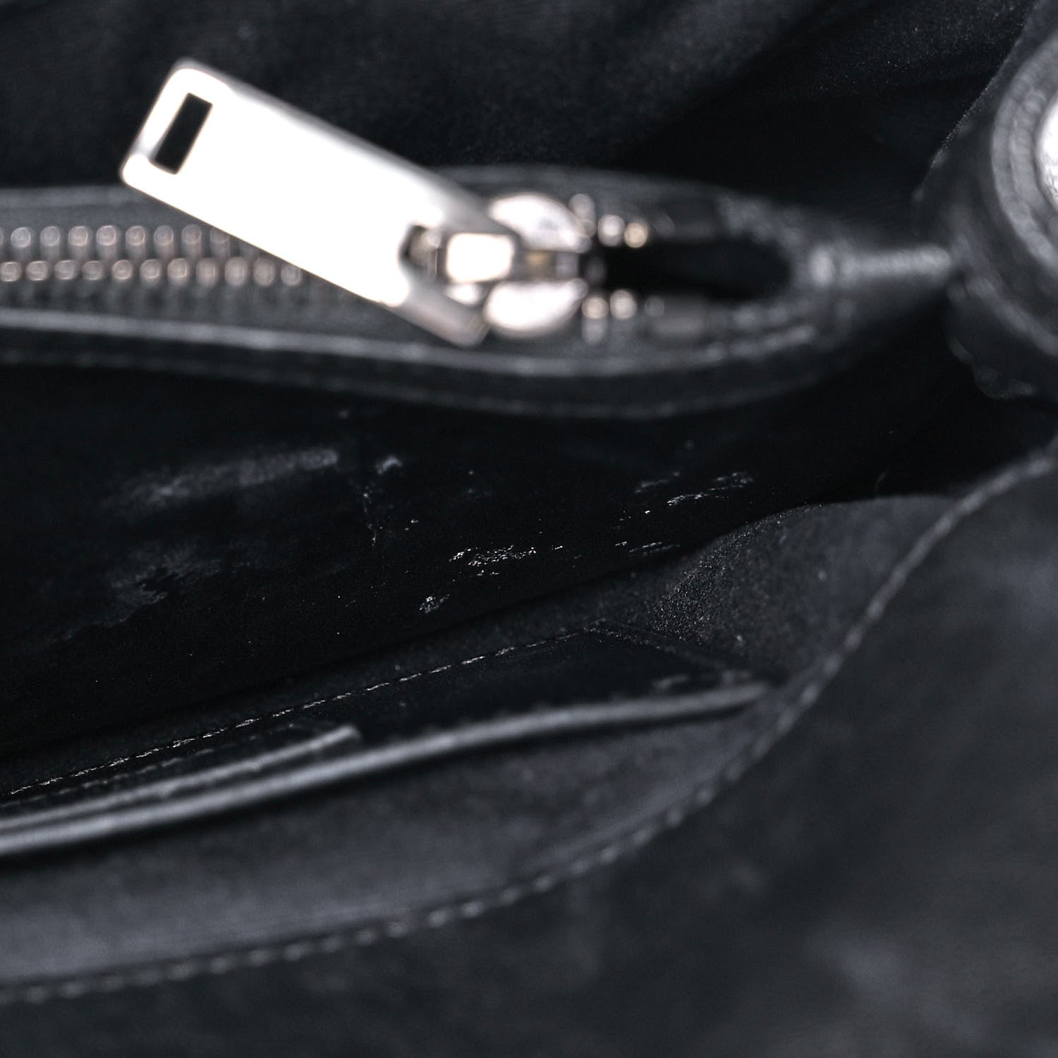 Saint Laurent Sheepskin Matelasse Chevron Monogram Medium College Bag Black 16 of 16
